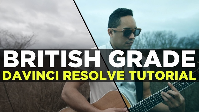 BRITISH LOOK tutorial DAVINCI RESOLVE 12.5